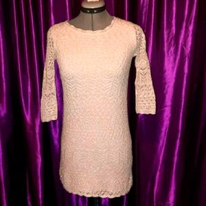 Adorable vintage off white dress by Cherokee!